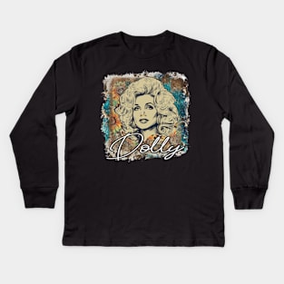 Lover Gift Dolly Classic Music Kids Long Sleeve T-Shirt